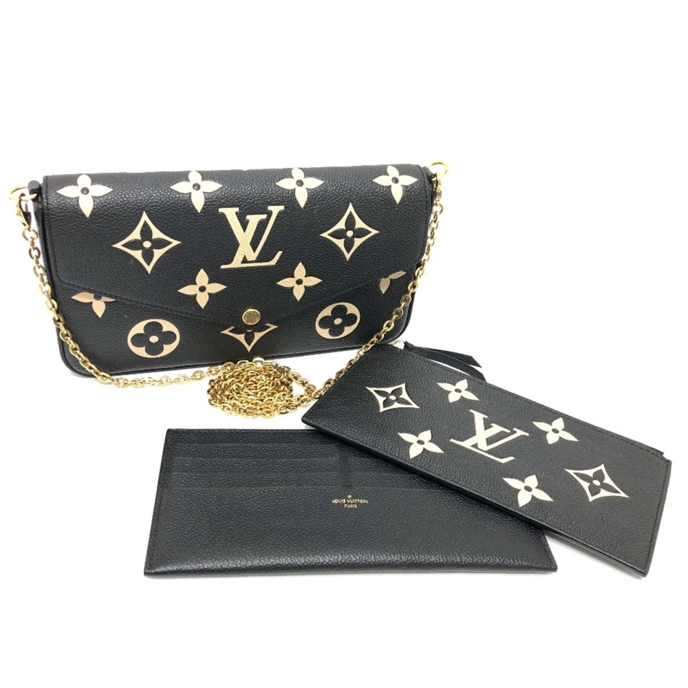 Louis Vuitton Félicie Pochette
Bicolor Monogram Empriente Black/Beige